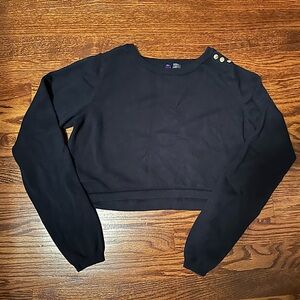 Navy blue half sweater